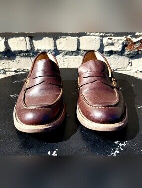 Mens Sperry Gold Cup Bellingham Penny Loafer Leather Size 8.5M EUC No Box